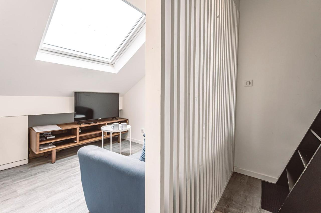 Le Coquet Logement Climatise Face A La Cathedrale - 3G Reims Luaran gambar